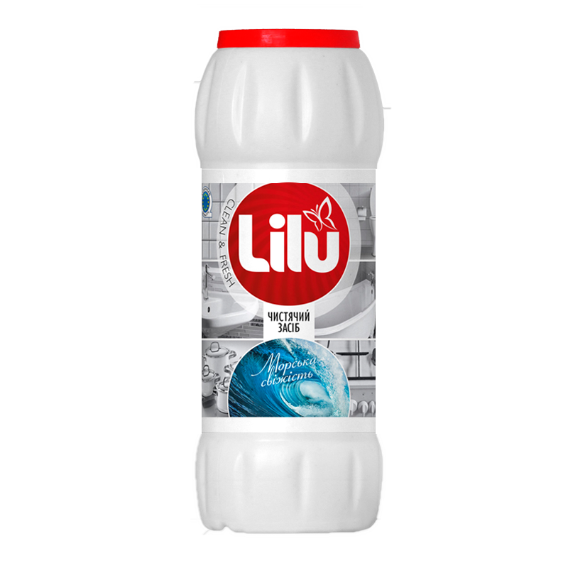 Засіб чистячий порошкоподібний "Морська свіжість" ТМ LILU"